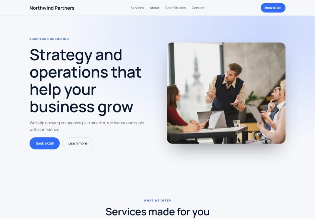 Business Website website preview