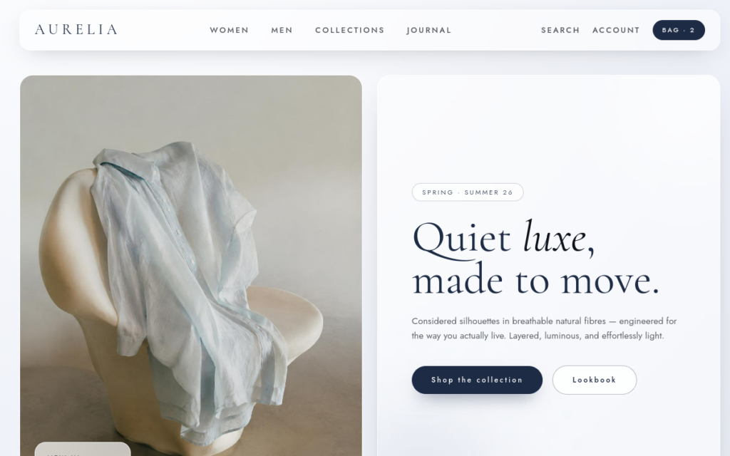 Shopping e-commerce webstie website preview