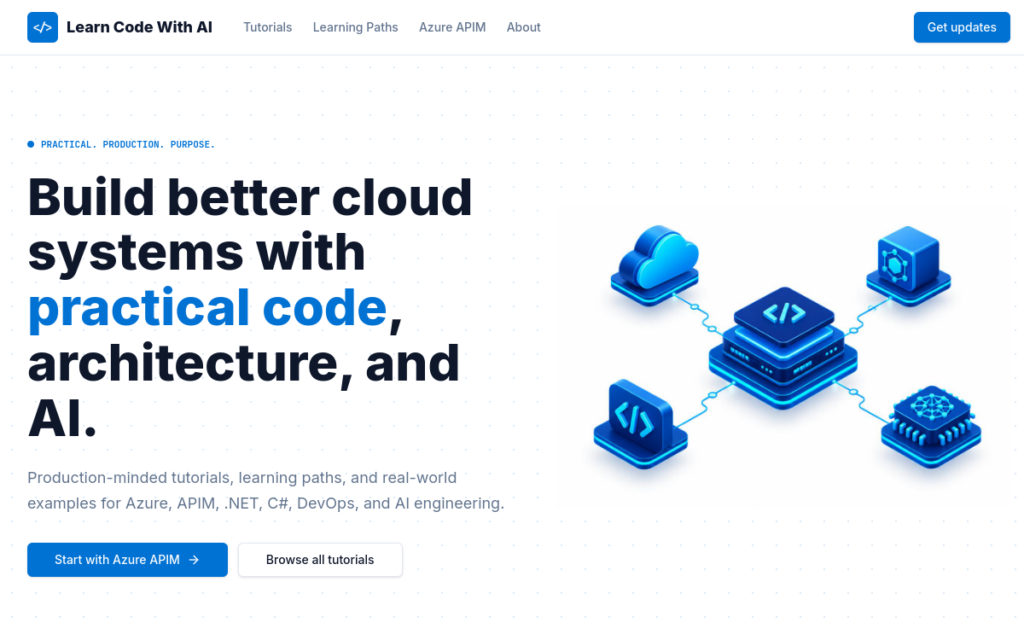 Ai Course website website preview